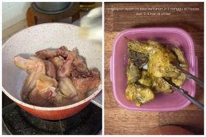 Cukup 10 menit, ini trik ungkep ayam supaya bumbu meresap, antialot, dan tahan lama disimpan