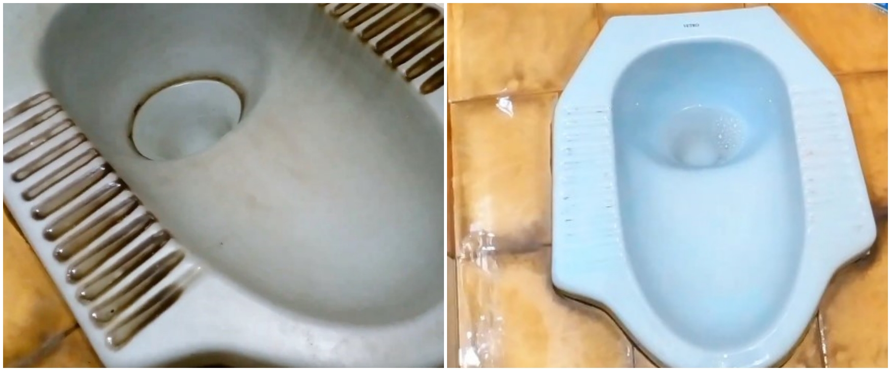 Jangan pakai cairan pemutih, ini trik simple bersihkan kloset yang berkerak andalkan 1 jenis bebatuan