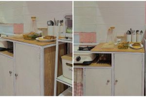 9 Potret dapur gang senggol luas semeter visualnya bikin terpikat, bukti estetik tak butuh ruang luas