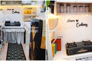 9 Potret dapur sepetak tanpa kitchen set ini visualnya idaman si pecinta minimalis, estetiknya memikat