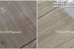 Mengilap tanpa cairan kimia, ini cara bersihkan noda bekas semen di lantai pakai 1 bahan pengawet