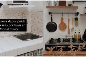 9 Potret dapur meja mungil tanpa kitchen set ini penataannya sederhana memanjakan mata, estetik pol