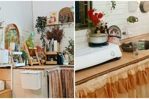 9 Poret dapur sepetak ini tanpa kitchen set desainnya klasik, estetiknya bikin mata susah kedip