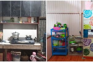 Awalnya tampak suram, 11 potret dapur seng-kayu disulap jadi apik ini bukti estetik tak perlu mewah