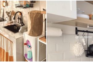 11 Potret dapur mungil cuma segaris ini penataannya apik bikin mupeng, estetiknya nggak ngebosenin