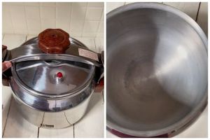 Tak cuma pakai sabun, ini cara basmi bau tak sedap yang menempel di panci presto pakai 1 bahan dapur