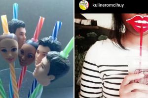 11 Desain nyeleneh sedotan ini bikin yang mau minum geleng kepala saking absurdnya