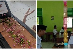 13 Potret kocak kelakuan nyeleneh siswa di dalam kelas ini mind blowing, imajinasinya tak terbendung