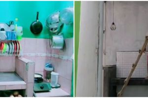 8 Potret dapur mungil kumal disulap jadi estetik pakai mini bar, desainnya simpel tapi memikat mata