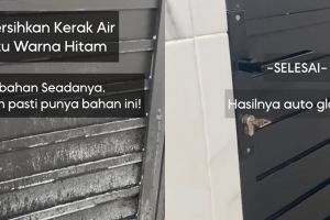 Tanpa cairan pembersih, ini cara hilangkan kerak putih di pintu kamar mandi cuma pakai 1 bahan masak