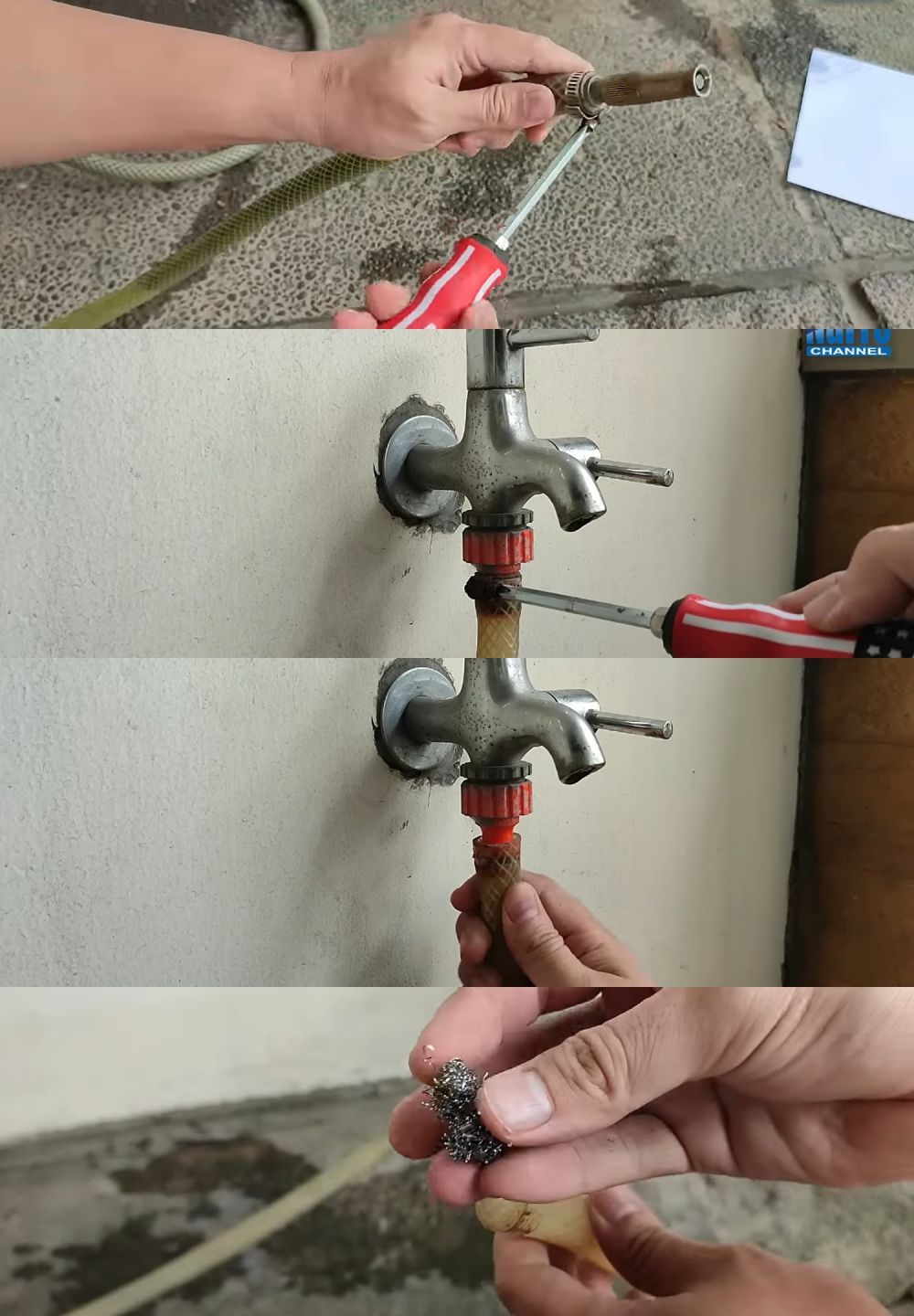 Nggak perlu beli baru, ini cara mudah bersihkan selang berlumut cuma pakai 1 alat sederhana