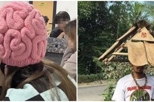 11 Potret kocak desain nyeleneh topi ini alih-alih terlihat keren malah bikin ilfeel, absurd pol