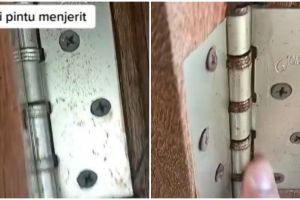 Tak perlu panggil tukang, ini trik mudah atasi engsel pintu berderit hanya modal 1 bahan dapur