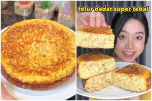 Bukan ditambah terigu atau tempe, ini trik bikin telur dadar semakin tebal cuma pakai 2 bahan makanan