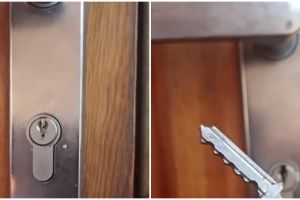 Nggak usah panggil tukang servis, ini trik cabut kunci patah di lubang pintu pakai 1 peralatan mandi