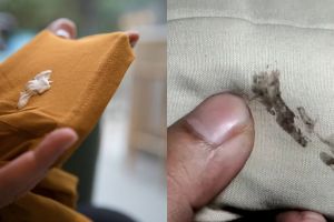 Tak pakai detergen, ini trik bersihkan bekas permen karet di kain pakai tambahan 1 bahan perekat