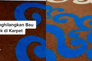 Tanpa dibasahi air, ini trik bersihkan karpet bau apek cuma andalkan 1 bahan kue