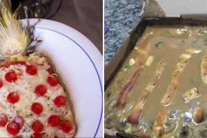 11 Potret nyeleneh kombinasi pizza ini bikin tepuk jidat saking absurdnya