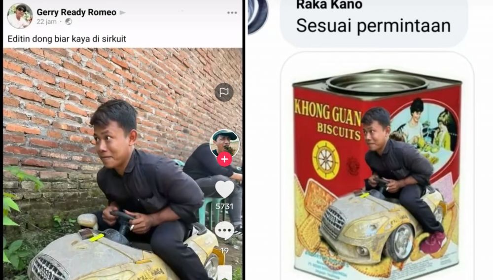 11 Potret kocak minta editin ke warga Facebook ini di luar nalar, nyelenehnya tak bisa diselamatkan