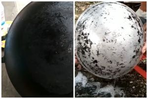 Tanpa lemon atau baking soda, ini cara basmi kerak gosong di pantat wajan cuma pakai 3 bahan sederhana