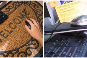 11 Potret kocak benda di meja komputer ini saking nyelenehnya bikin orang yang mau pakai jadi bingung