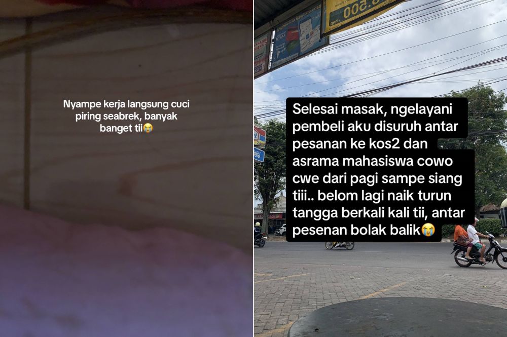 Curhat wanita Sarjana Hukum jadi buruh di warung makan, cara sang pacar besarkan hatinya bikin geram