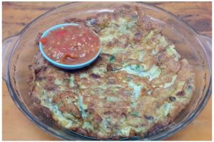 Tanpa pakai tepung terigu atau sayur kol, ini cara bikin telur dadar tebal cuma tambah 1 bahan makanan