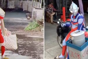 Alih-alih melawan monster, 11 potret kocak kelakuan Ultraman ini bikin heran saking nyelenehnya