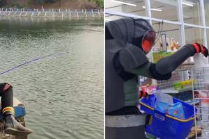 11 Potret kocak Satria Baja Hitam gabut ini bikin geleng kepala, sepertinya dunia sudah aman