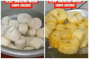 Tanpa direbus atau direndam air es, ini trik bikin singkong goreng mekar, lembut, dan gurih maksimal
