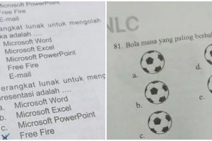 11 Potret kocak soal pilihan ganda ini bikin gagal paham, mungkin pembuatnya lelah