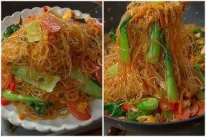 Cara membuat bihun goreng yang kering, bumbu meresap, dan tahan lama