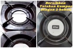 Tak perlu sitrun atau baking soda, ini cara praktis bersihkan tatakan kompor tanpa menguras tenaga