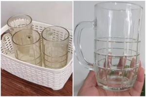 7 Cara mudah mencuci gelas kusam dan berkerak pakai 2 bahan dapur, hasilnya kinclong seperti baru