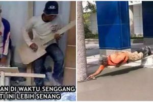 11 Potret kocak aksi kuli bangunan saat renovasi ini bikin pemilik rumah geleng kepala, nyeleneh pol