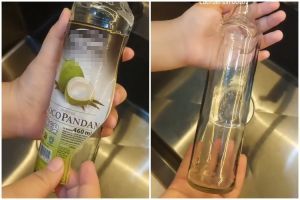 Bukan dengan minyak kayu putih, ini cara cepat hilangkan stiker di botol kaca pakai 1 bahan dapur