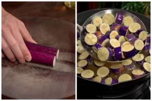 Tanpa ditaburi maizena, ini trik goreng terong agar tak serap banyak minyak pakai 2 bahan dapur