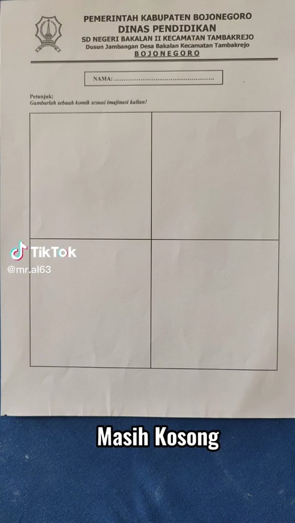 Dapat tugas gambar komik dari guru, 7 potret karya murid kelas 1 SMP ini imajinasinya di luar dugaan