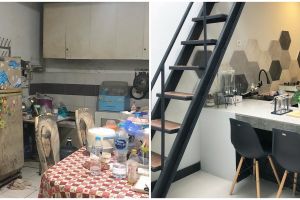 Dari semrawut jadi terorganisir, intip 11 potret transformasi dapur rumah tua yang bikin decak kagum