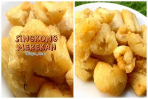 Tanpa digoreng dua kali, ini trik goreng singkong agar merekah dan renyah mengandalkan 1 bahan dapur