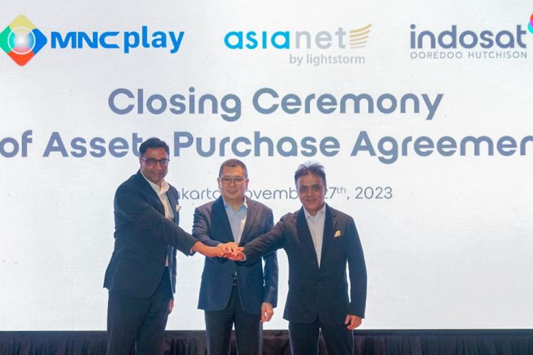 Dorong transformasi digital layanan terpadu, Indosat, Asianet, dan MNC Play lakukan akuisisi strategis