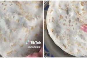 Nggak jadi hemat waktu, momen kocak cewek udah capek-capek potong tempe ini bikin miris