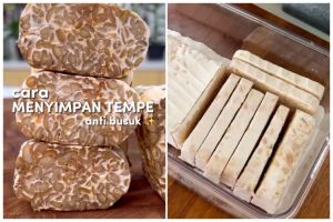 Tanpa perlu dikukus dulu, ini cara simpan tempe agar awet dan tak kering hingga 1 minggu