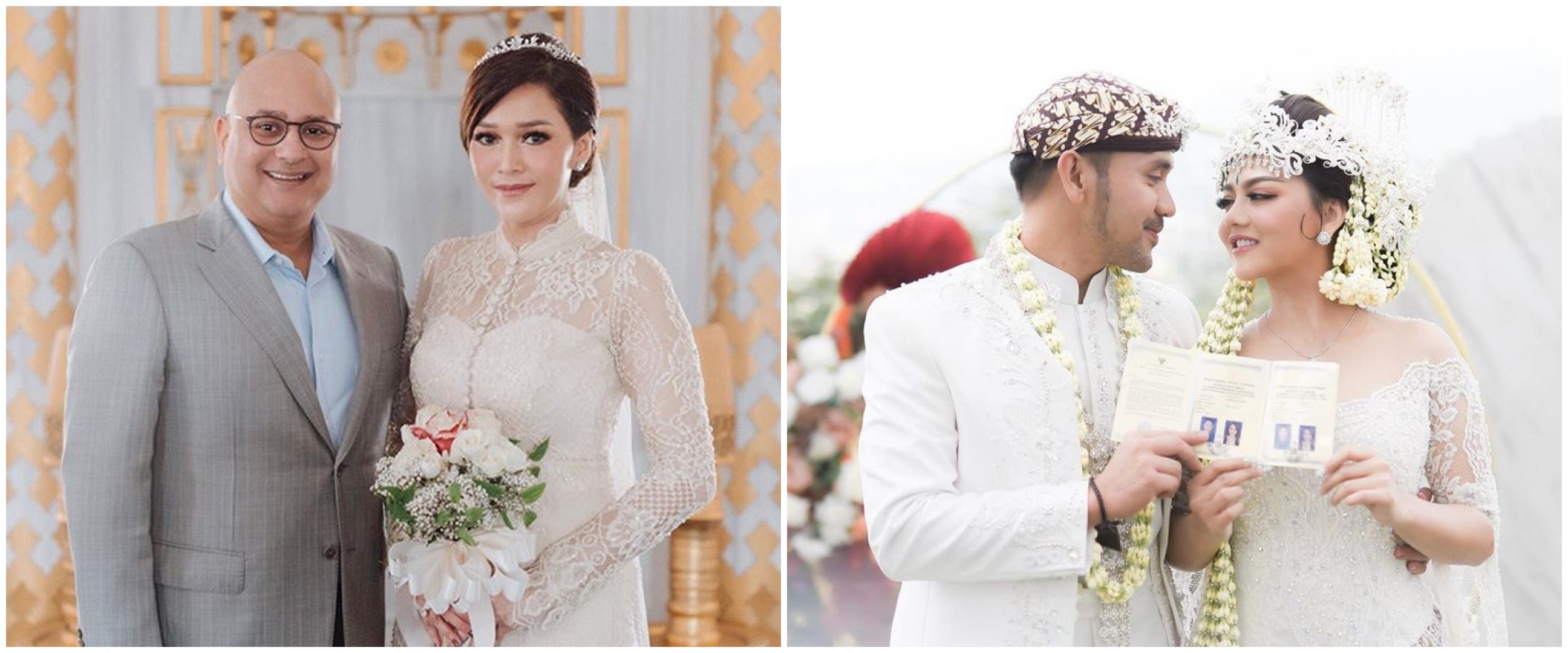 Potret pernikahan kedua 9 penyanyi wanita Tanah Air, BCL tampil anggun dalam balutan kebaya putih