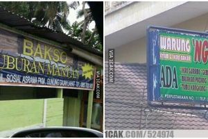 11 Potret kocak tulisan di warung bukannya bikin pembeli tertarik malah nggak mau mampir