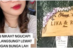 Wanita ini kirim karangan bunga saat mantannya menikah, kata-katanya bikin nggak habis pikir