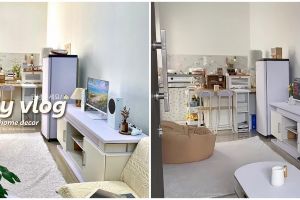 9 Potret dapur tanpa kitchen set menyatu dengan ruang depan ini pas jadi ide dekor kontrakan mungil 