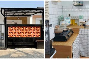 9 Potret dapur sepetak rumah subsidi tanpa kitchen set ini estetiknya pas buat pecinta dekor minimalis