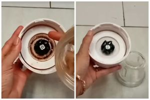 Bukan pakai sabun cuci piring, begini cara bersihkan kerak hitam mambandel di mesin blender