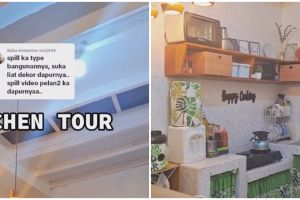 11 Potret dapur tanpa kitchen set rumah subsidi perpaduan dekorasinya bikin kagum, mewah meski simpel